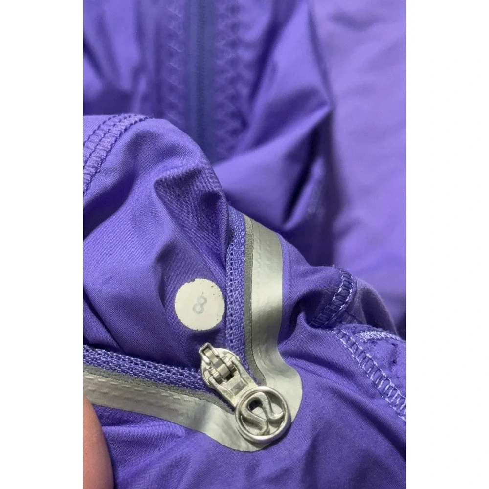 Lululemon Athletica Women's Purple Full Zip Track Jacket, Size 8
